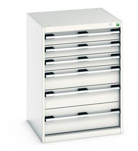 Bott Professional Cubio Tool Storage Drawer Cabinets 65cm x 65cm Bott Cubio 6 Drawer Cabinet 650W x 650D x 900mmH